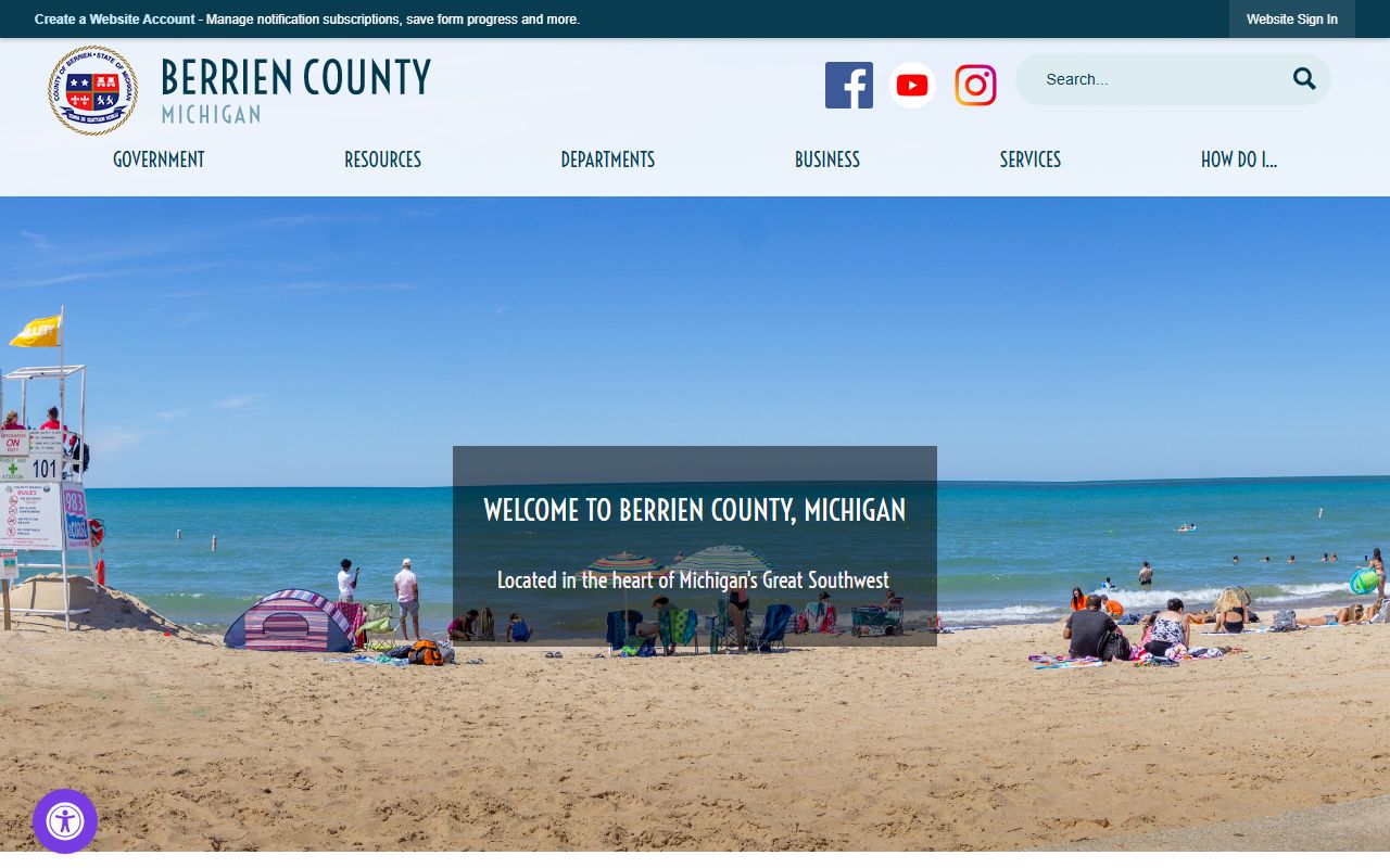 Berrien County Michigan official website
