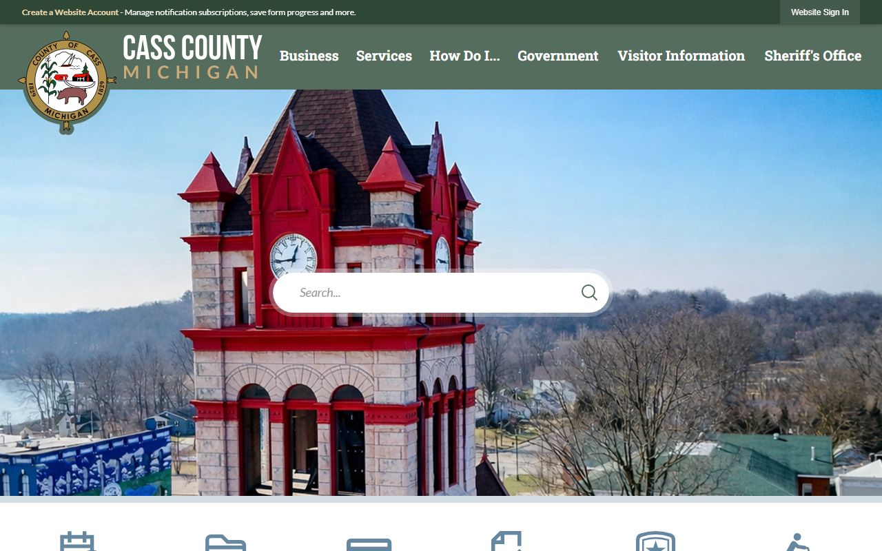 Cass County Michigan official website