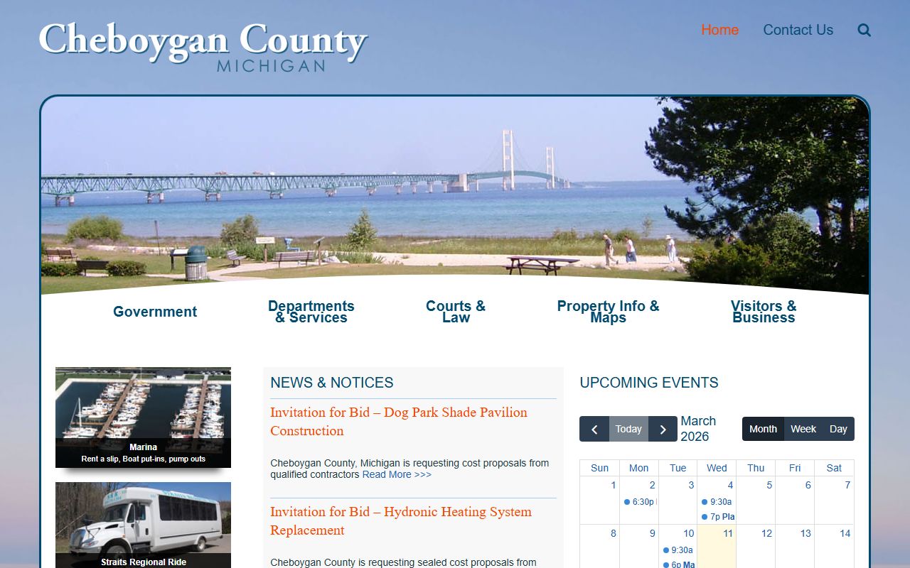 Cheboygan County Michigan official website