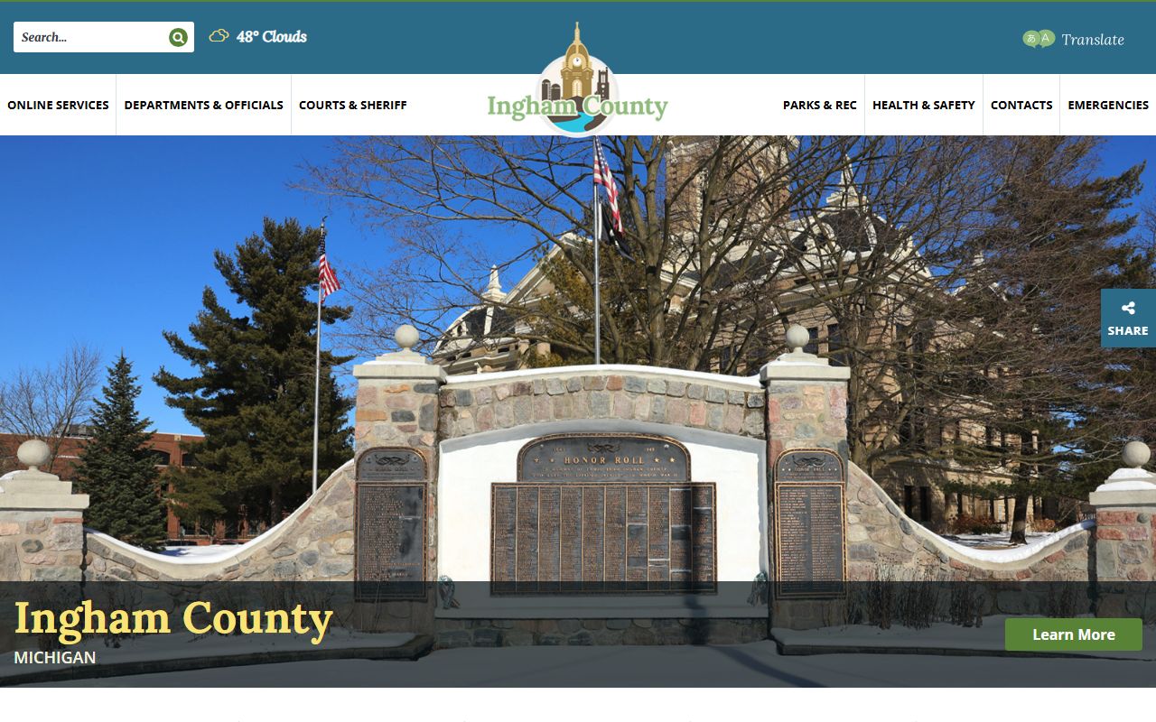 Ingham County official website