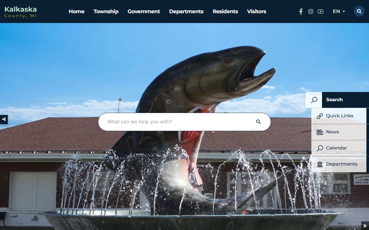 Kalkaska County Michigan government website