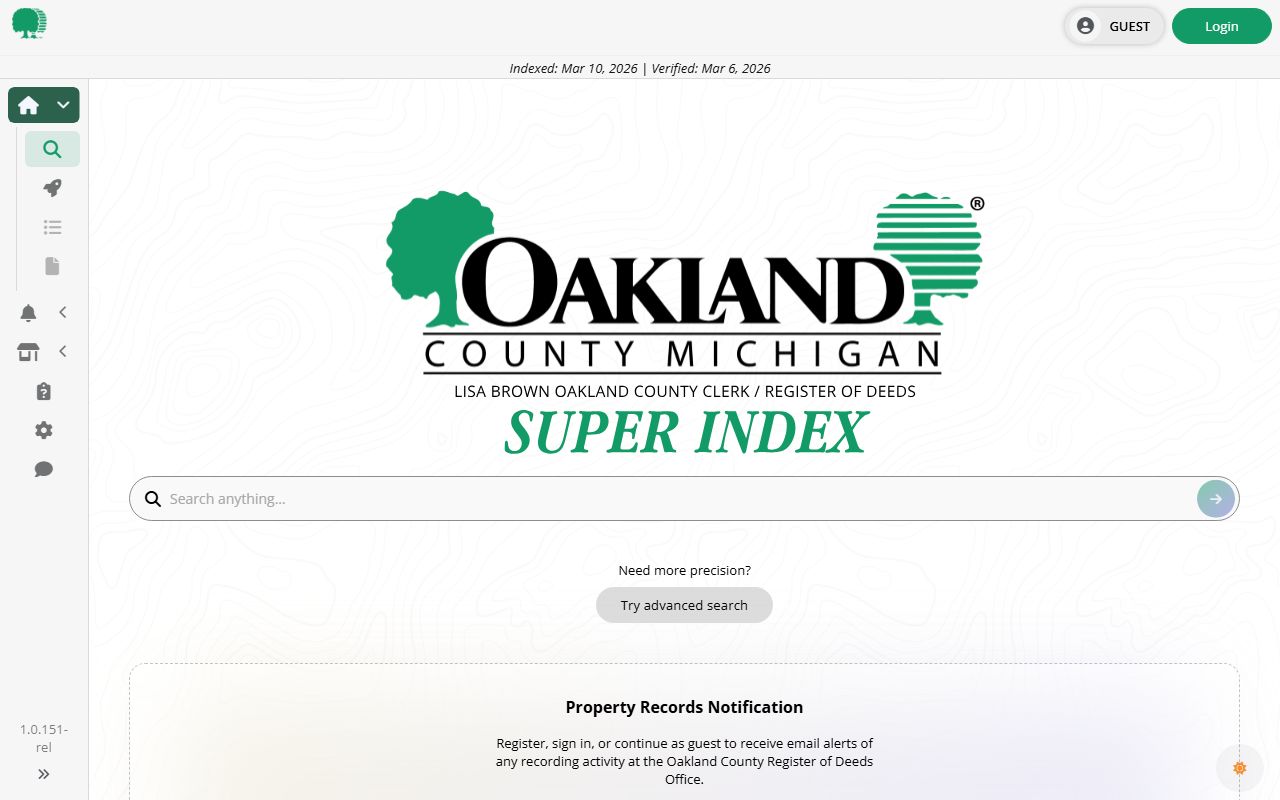 OCMIDeeds.com search portal for free Oakland County deed record access
