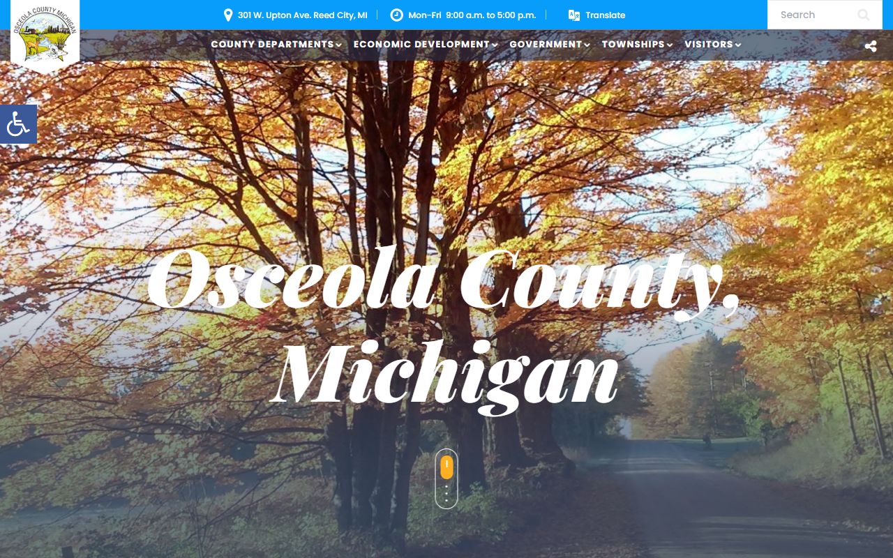Osceola County Michigan government website