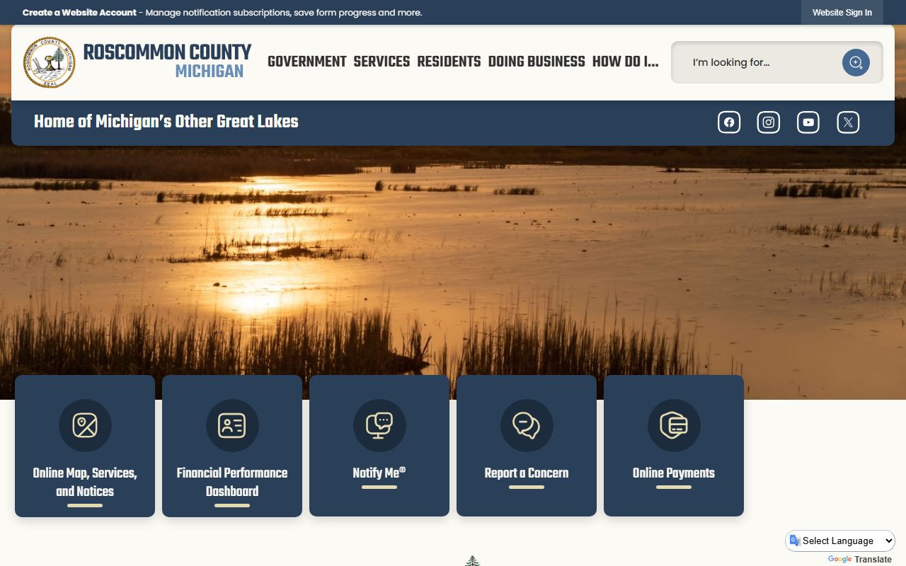 Roscommon County Michigan official website